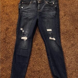 Torrid distressed bombshell skinny jean